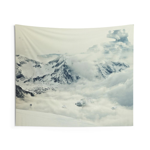 Frozen Planet Tapestry - Star Wars-Inspired Wall Art