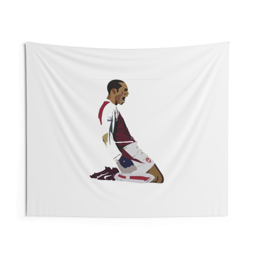 Thierry Henry Arsenal FC Knee Slide Celebration Tapestry