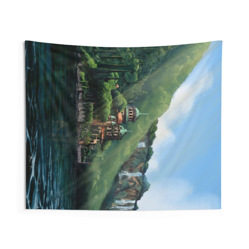 Naboo Landscape Tapestry with Waterfalls and Lake