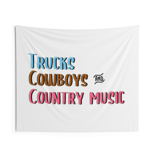 Trucks, Cowboys, and Country Music Tapestry