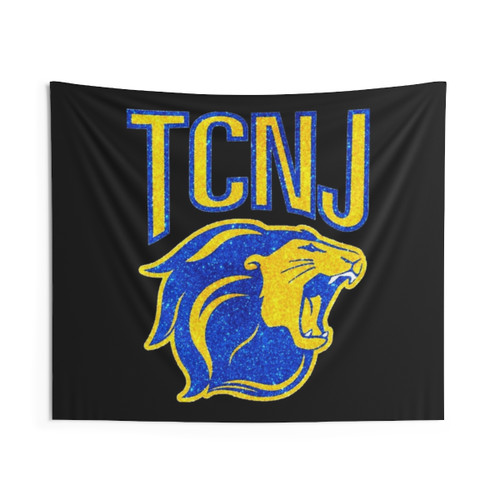 TCNJ Lions Logo Tapestry