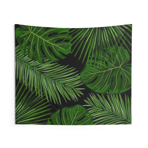 Tropical Leaves Tapestry Wall Decor
