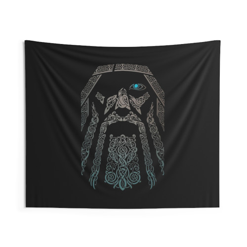 ODIN Tapestry - Mystical Nordic God Wall Hanging