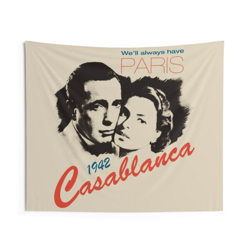Casablanca Movie Tapestry - Classic Film Design