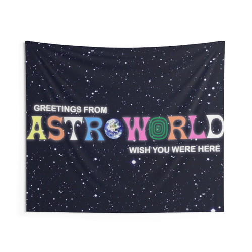 Astro Fan Cover Tapestry - Greetings from Astroworld
