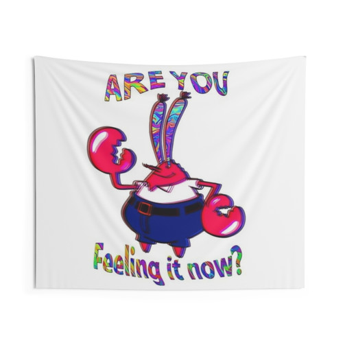 Trippy Mr. Krabs Spongebob Tapestry