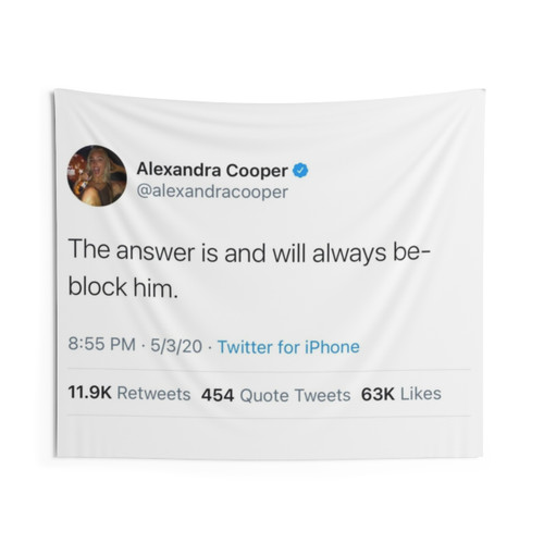 Call Her Daddy Tweet Tapestry