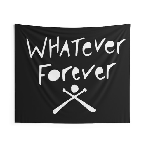 Whatever Forever Baseball Tapestry Wall Art