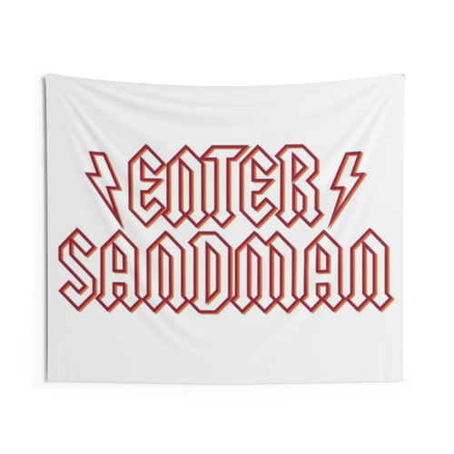 Enter Sandman Rock Style Tapestry