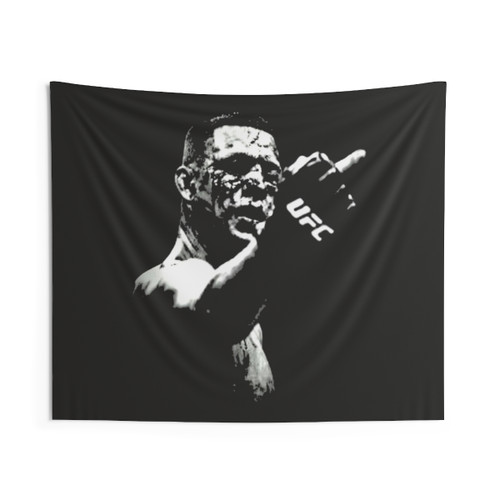 Nate Diaz Stockton Fighter Tapestry Wall Art
