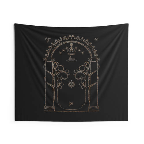 Gates of Moria Fantasy Tapestry