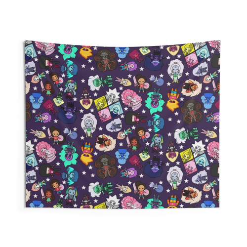 Steven Universe Crystal Gems Tapestry Wall Hanging