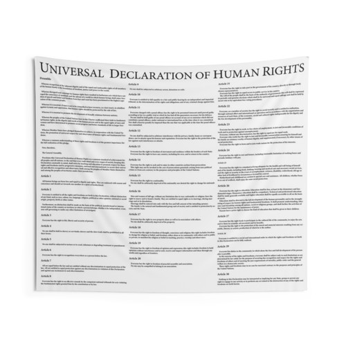 Universal Declaration of Human Rights Tapestry