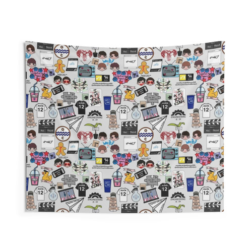 BL All-Over-Print Tapestry - Kawaii Boy Love Decor