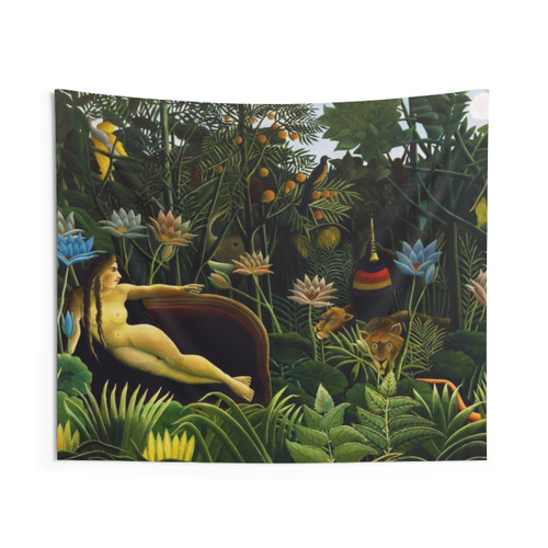 The Dream by Henri Rousseau Vintage Tapestry