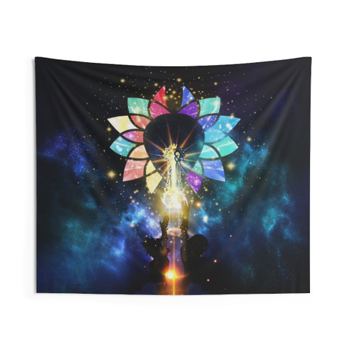 Kingdom Hearts Keyblade Tapestry Wall Hanging
