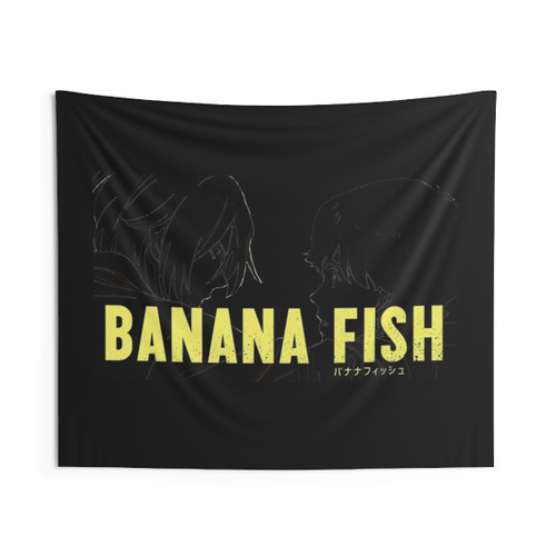 Banana Fish Silhouette Tapestry