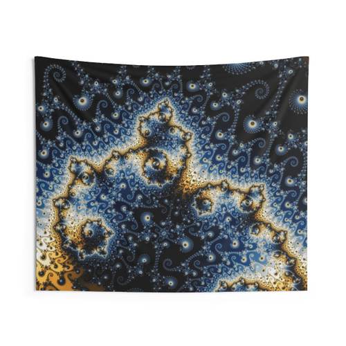 Golden Shore Fractal Tapestry