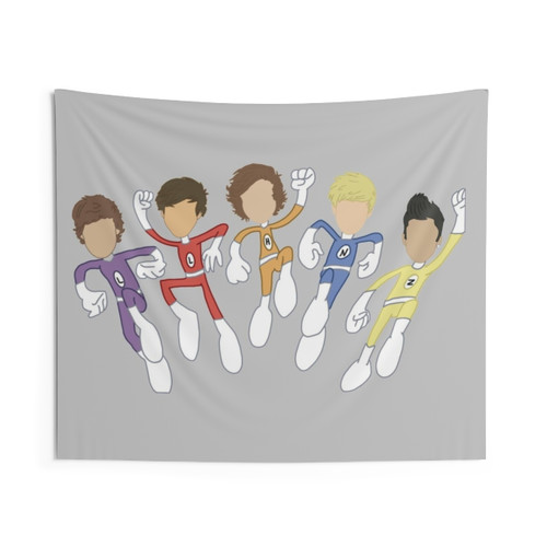 One Direction Tapestry featuring the Adventurous Adventures of 1D