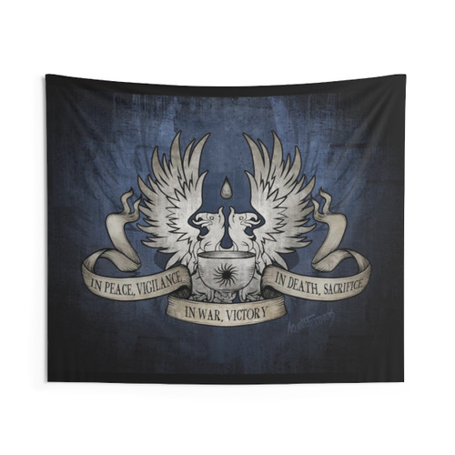 Dragon Age Grey Warden Motto Tapestry