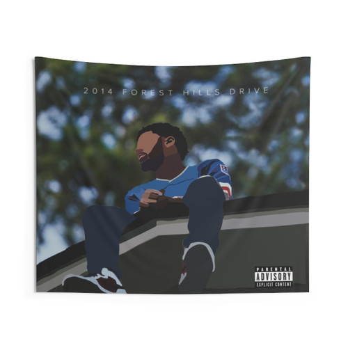 2014 Forest Hills Drive J. Cole Tapestry Art