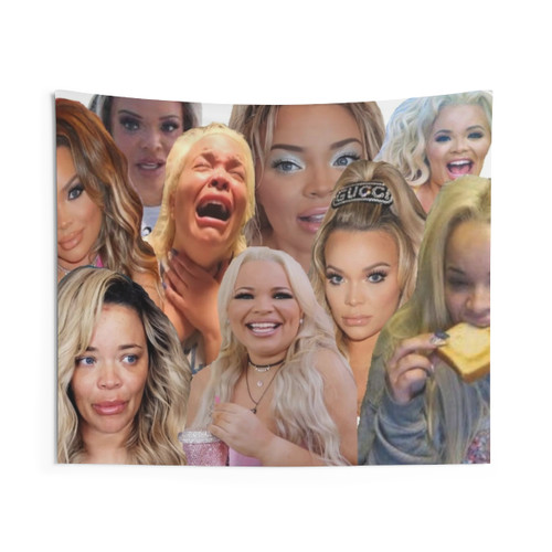 Trisha Paytas Drama Collage Tapestry