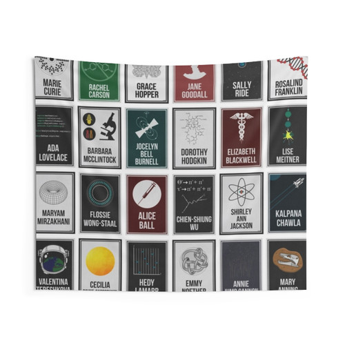 Women in Science Tapestry - 24 Inspiring Pioneers