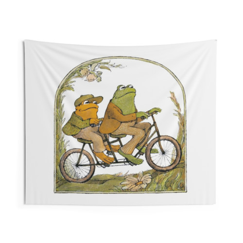 Frog and Toad Cottagecore Tapestry