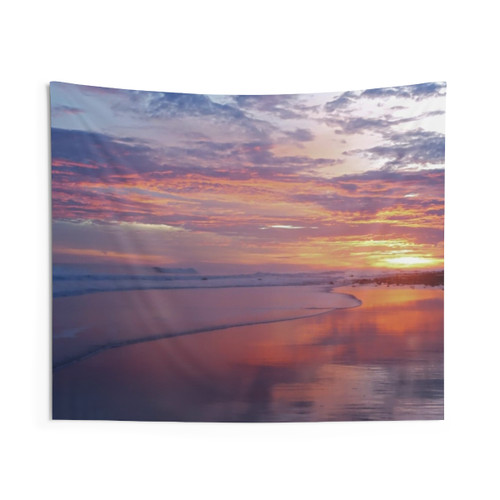 Colorful Beach Tapestry - Vibrant Coastal Wall Decor