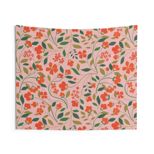 Rosie Vintage Floral Tapestry
