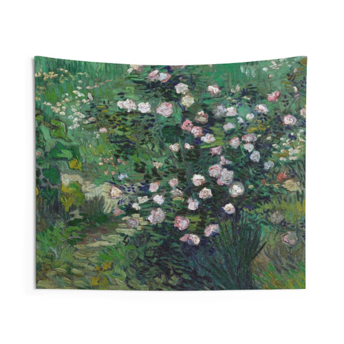 Vintage Van Gogh Roses Tapestry Wall Hanging