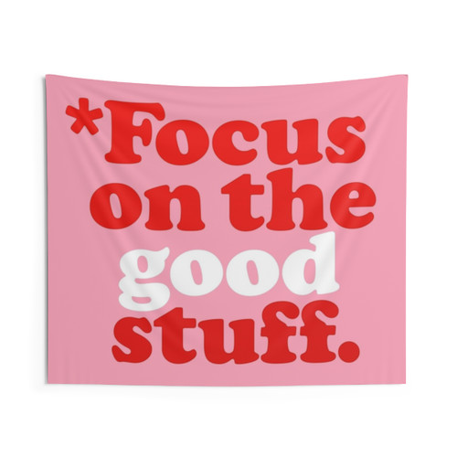 Inspiring Retro Tapestry - Focus On The Good Stuff
