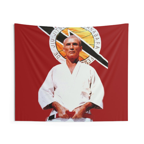 Helio Gracie Jiu-Jitsu Grandmaster Tapestry