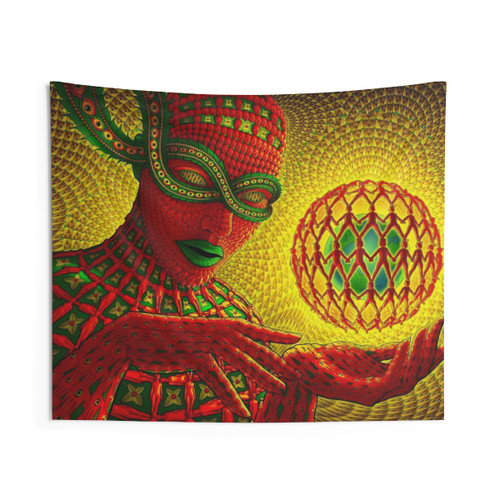 Chaos, the Mother Trippy Tapestry