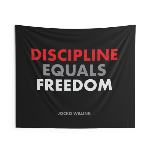 Jocko Willink Discipline Equals Freedom Tapestry