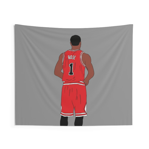 Derrick Rose Back-to-Dominance Tapestry