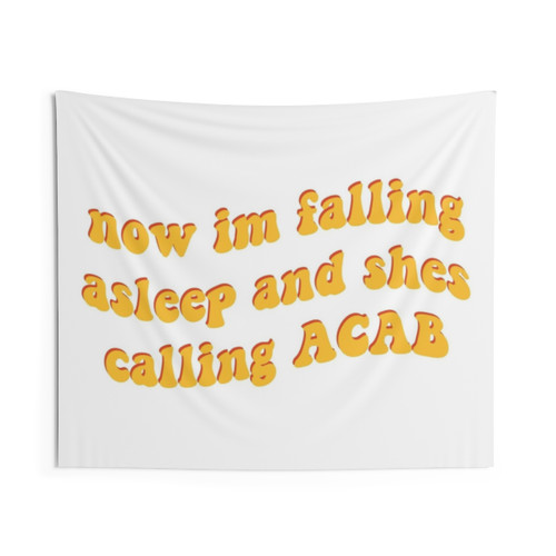 ACAB Tapestry for Activism and Black Lives Matter Decor