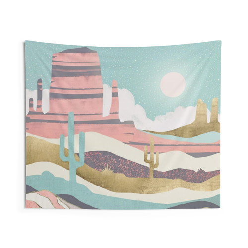 Desert Sun Landscape Tapestry