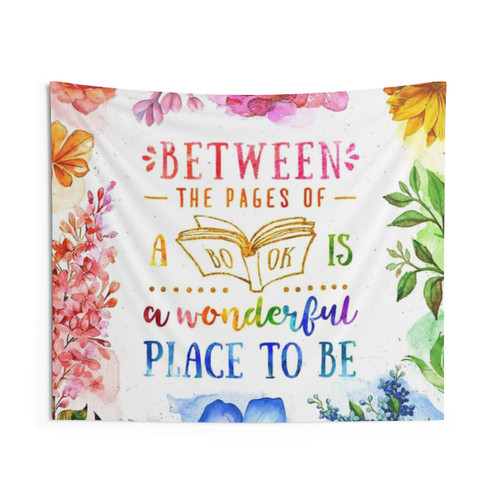 Between the Pages Tapestry Wall Hanging