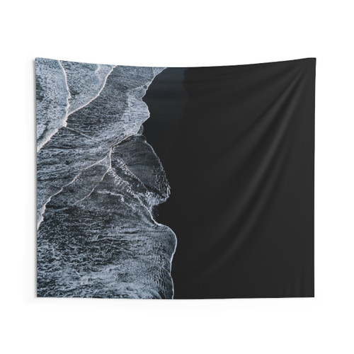 Minimalist Iceland Landscape Photography Tapestry