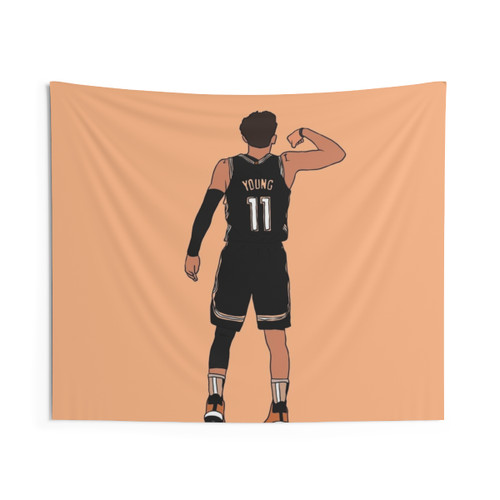 Trae Young Flex Basketball Tapestry