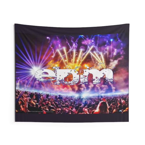 EDM Festival Tapestry Wall Hanging