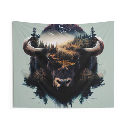 Majestic Bison Tapestry