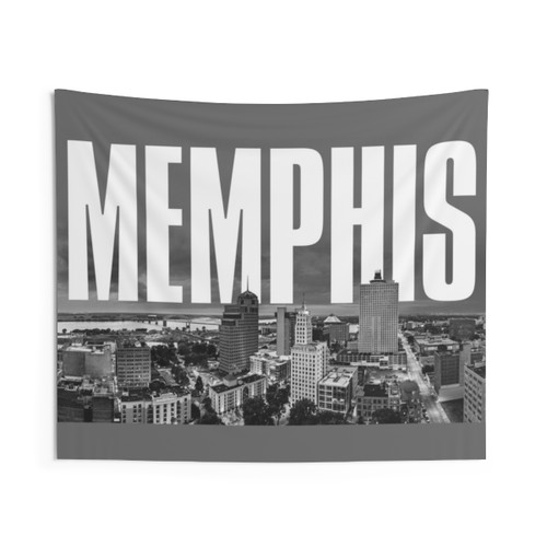 Memphis Cityscape Tapestry Wall Hanging