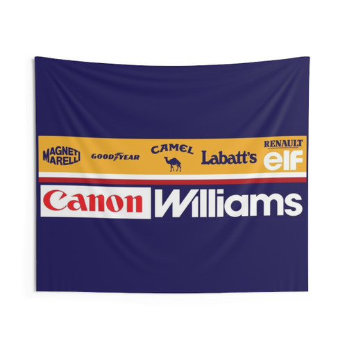 Williams FW14 1991/1992 Sponsor Block Tapestry