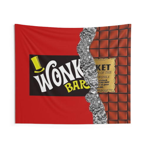Wonka's Golden Ticket Chocolate Tapestry