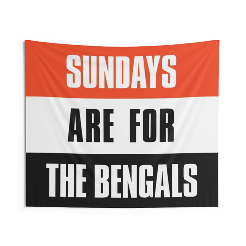 Sundays are for The Bengals Cincinnati Football Fans Tapestry