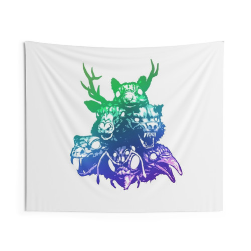 Totems Colorful Fantasy Tapestry