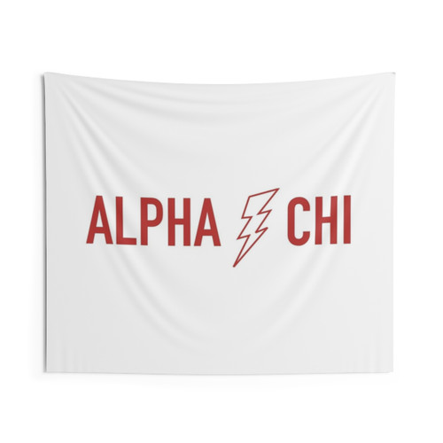 Alpha Chi Omega Lightning Bolt Sorority Tapestry