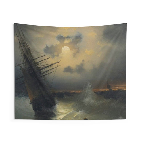 Ivan Aivazovsky Sailing Ship Tapestry